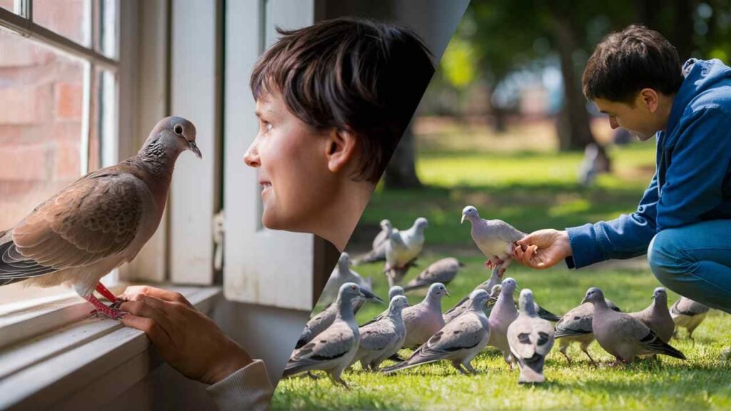 Do Doves Recognize Humans