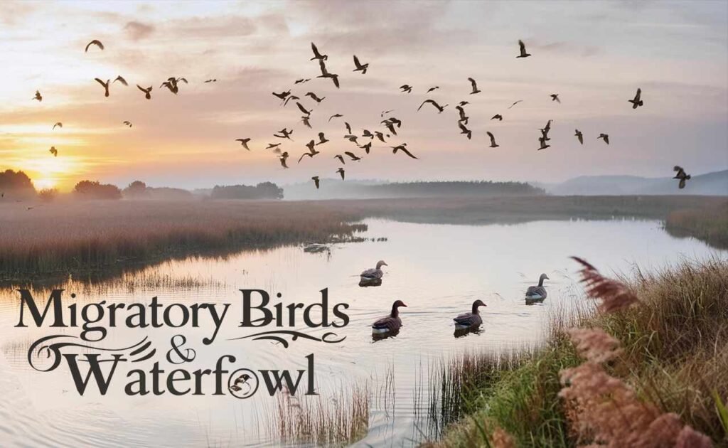 Migratory birds and waterfowls resource