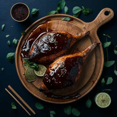 Smoky Grilled Doves with Chipotle Glaze2