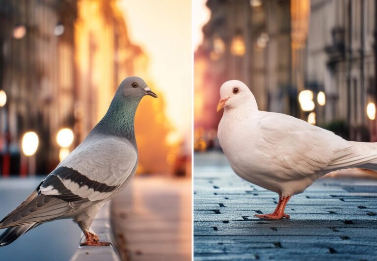Difference between dove and pigeon