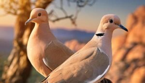 Difference of Eurasian Collared Doves from Mourning Doves